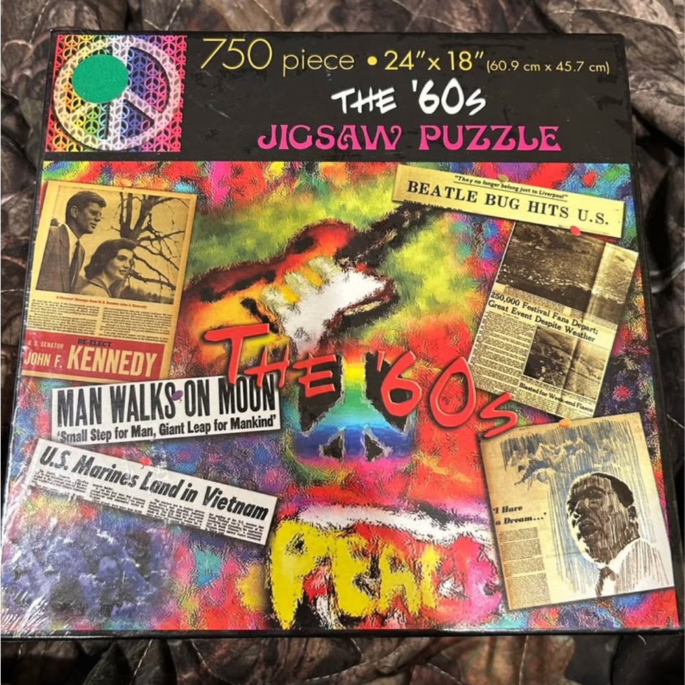 Colorful '60s Jigsaw Puzzle - 750 Pieces